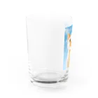 千葉太郎の三毛猫☆長老 Water Glass :left