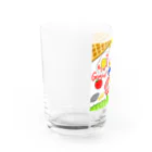 はたルーシーくみこ専門店街のモーニングの怪人　朝専用グラス Water Glass :left