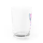 すいさいきっちんの夜空色のみーたん Water Glass :left