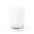 まめるりはことりのいっぱいセキセイインコちゃん【まめるりはことり】 Water Glass :left