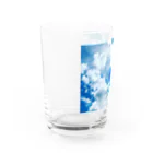 ya-pyの青空 空 綺麗 ブルー 青 SKY Water Glass :left