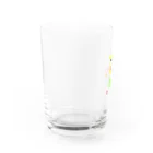 rakugakirinの中身で服の色が変わるきりん君コップ Water Glass :left