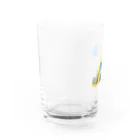 PoooompadoooourのGUPPY(ブルーネオンタキシード) Water Glass :left