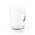 PoooompadoooourのGUPPY(ジャーマンフルレッド) Water Glass :left