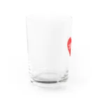 unixkaniのハートスマイル Water Glass :left