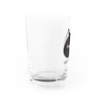 ○●の黒ねこSUKI Water Glass :left