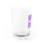 猫好きの横たわりはちわれ猫 Water Glass :left