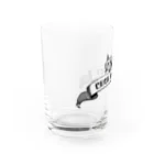 ユルイTシャツ屋さんのねこがすき Water Glass :left