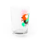 ヒゲプロ　スズリ支店の嫉妬 Water Glass :left