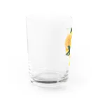 カワウソとフルーツの【forseasons】オレンジ Water Glass :left