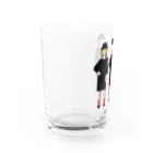 ずぅんの三人の女の子 Water Glass :left