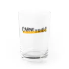 CarneTribe second カルネトライブセカンドクラフトビアバーのCarneTribe カラーロゴ グラス Water Glass :left