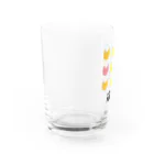 MIXERのWARAWANAI NEKO Water Glass :left