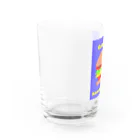  mouth monsterのCal over hamburger Water Glass :left