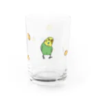 toritoridoriのセキセイインコップ Water Glass :left