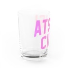 JIMOTO Wear Local Japanの厚木市 ATSUGI CITY Water Glass :left