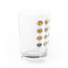 猫と釣り人のMENU_2C_Y Water Glass :left