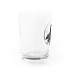 KAZUICHIのUCON LOGO BLACK Water Glass :left