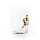 マツダヤスヨのイラストのTrick Or Treat Water Glass :left