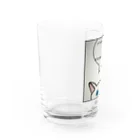 SU-KUの「そーっと・・・」(ゆる猫オッド)Ⅱ Water Glass :left