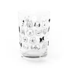 Pokopoko houseのいぬたち Water Glass :left