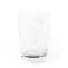 SANKAKU DESIGN STOREのGood Bye! モダン白 Water Glass :left