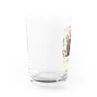 猫しゃちょうのキジトラのトラオくんinゆぽんた家 Water Glass :left