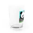 やつはし農園のパンダとパー子ともち太 Water Glass :left