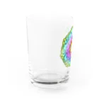 柄パゴスのねこまんだら（Rainbow） Water Glass :left