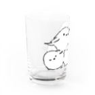 tani_toritotoriのシマエナガむぎゅグラス Water Glass :left