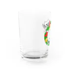 J's Mart 2ndのたまとクロとクリスマスリース Water Glass :left