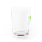 プリン弟子の製作所のyellow greenTシャツ Water Glass :left