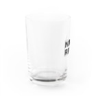アメリカンベース のニラレバ炒め　 Water Glass :left