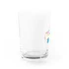 yosyos_SHOPのすてきな白鳥とケーキ Water Glass :left