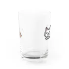 163の眠り猫 グラス Water Glass :left