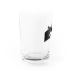 小鳥と映画館の甘えたいネコ Water Glass :left