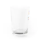 Sのレインボーうさぎ Water Glass :left