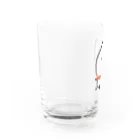 けちゃっぷごはんのお店のマフラーねこ Water Glass :left