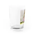 うさぎ３姉妹のきな子の戒めグラス Water Glass :left