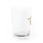 麒麟とかいてシカソレカリンのシカソレーズ Water Glass :left