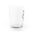 猫と釣り人のチュウカマン(ドット絵) Water Glass :left