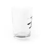 【書家】祇舟〜gishu〜の筆文字の【筆文字】丑〜祇舟 gishu〜 Water Glass :left