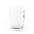 猫と釣り人のショウユラーメン(ドット絵) Water Glass :left