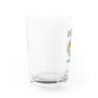 猫と釣り人のツキミウドン(ドット絵) Water Glass :left