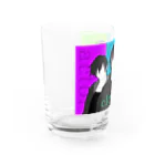 Clover_overのCloverのゲーム実況のマグカップ Water Glass :left