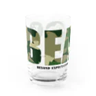 BEACSのBEACS　ロゴ1（パグ） Water Glass :left