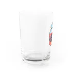 Karinsyrupの花梨シロップbottle(茜色) Water Glass :left