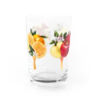 カワウソとフルーツの冬のフルーツセット Water Glass :left