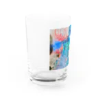 抽象画家ShizukiKagawaのそよかぜといろ Water Glass :left