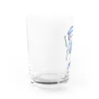 ころろのインターネットの青 Water Glass :left